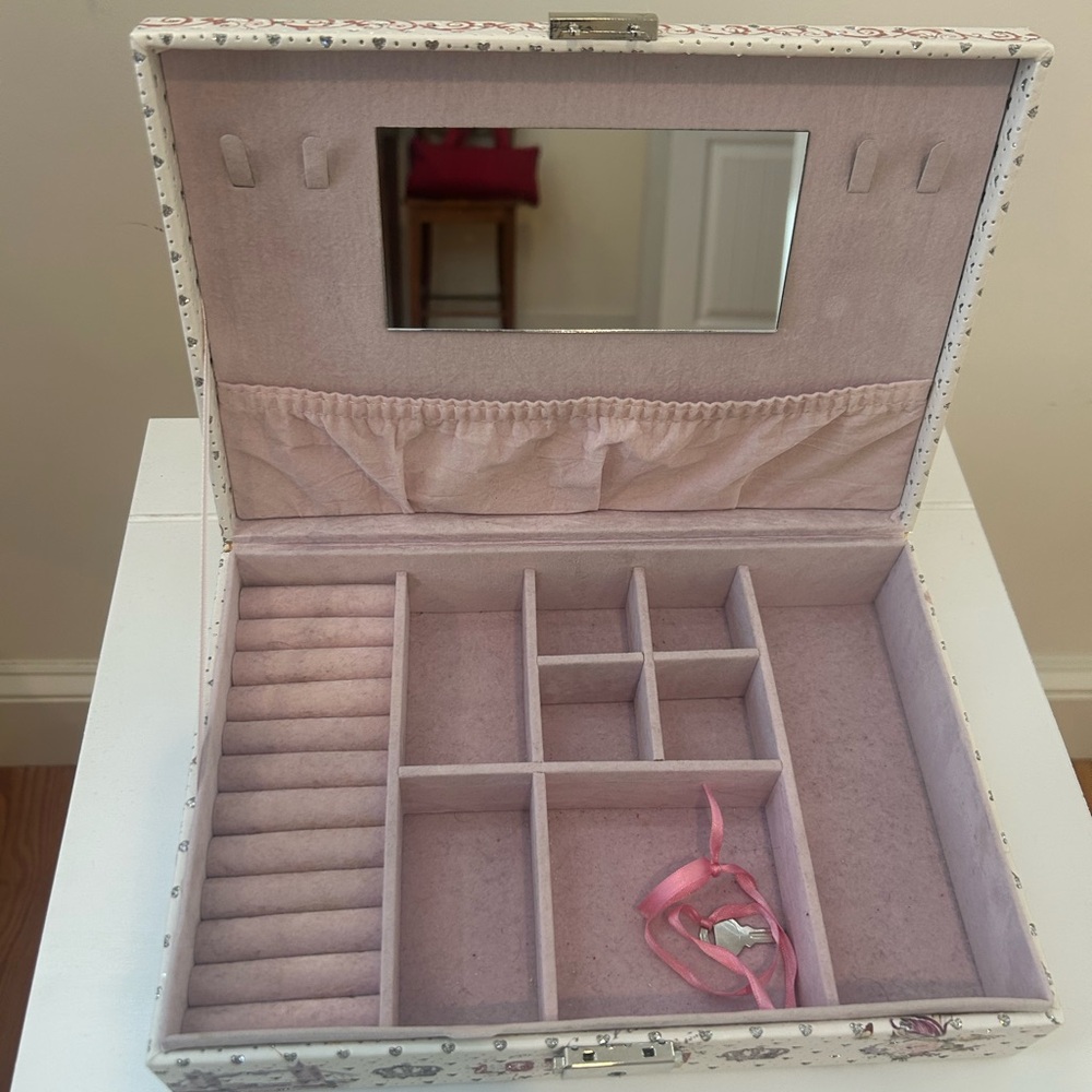 Floral London Tower Jewelry Box